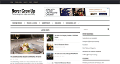 Desktop Screenshot of nevergrowupmag.com